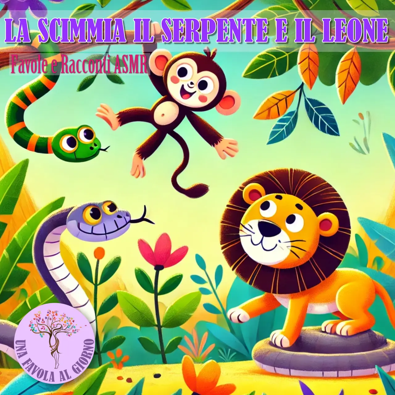 La scimmia, il serpente e il leone